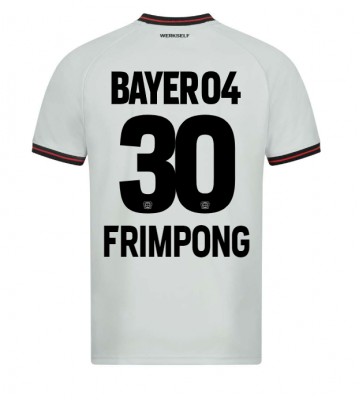 Bayer Leverkusen Jeremie Frimpong #30 Bortatröja 2023-24 Kortärmad